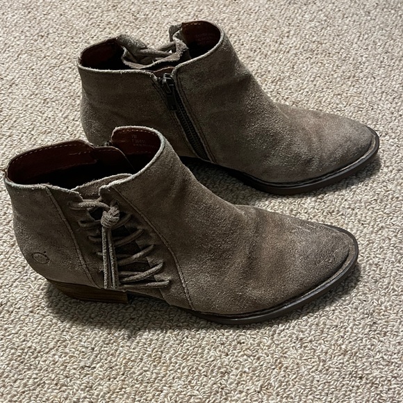 Womens Born Suede Ankle Boots - 7M - Picture 2 of 7
